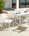 Set of 4 Garden Chairs White TAVIANO_931155