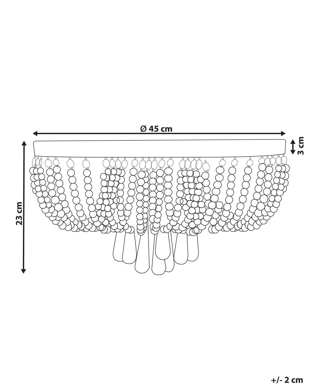 Lampadario DORNAS Cristallo Argento_919604