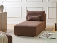 Chaise Longue NERBO Boucle Brown_1034318