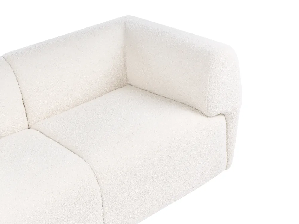 Divano 2 posti VALBY Bouclé Bianco sporco_1057184