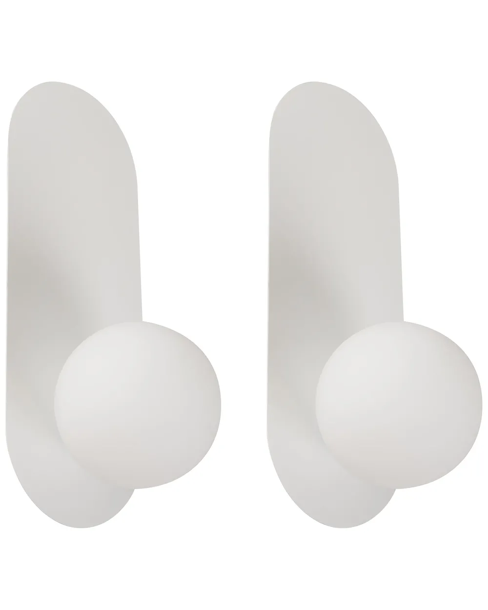 Zestaw 2 lamp ściennych LEISI Biały