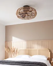 Ceiling Fan with Light APOPKA with Remote Natural_1124407