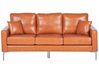 3-istuttava sohva keinonahka kullanruskea GAVLE_815707