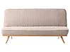 Sofá cama 2 plazas KALFAFEL Tela Marrón claro