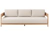 Sofa ogrodowa dla 3 osób SAMPIERI Metal Jasnobrązowy