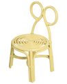 Rattan Kids Chair Yellow MIRTIA_931939