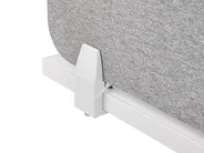 Desk Screen WALLY 72 x 40 cm Light Grey_800883