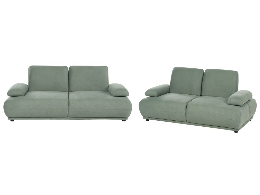 Living Room Set 5 Seater NACKA Light Green