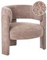 Armchair BUREA Chenille Taupe