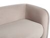 5 Seater Velvet Living Room Set Taupe LEIREN_919511