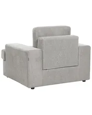 Set of 2 Armchairs ALLA Fabric Light Grey_893868