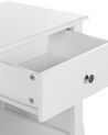 1 Drawer Bedside Table White LANE_800409