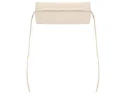 Sun Lounger with Cushion SEZZE Metal Light Beige_1131063