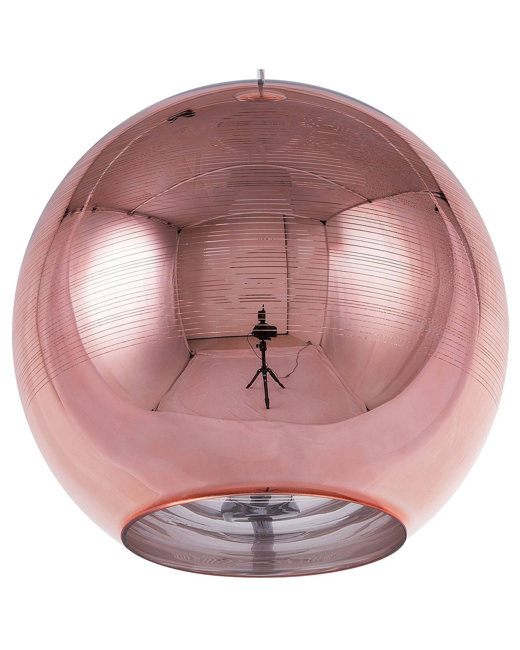 Glass Pendant Lamp Copper ASARO_700660