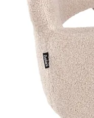 Set of 2 Dining Chairs SANILAC Boucle Beige_947076