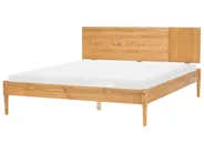 Schlafzimmer Set Kiefernholz FLAVIGNAC 160 x 200 cm Hellbraun_1118510
