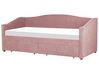 Fabric EU Single Daybed Pink VITTEL_876402