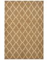Teppich Jute beige 200 x 300 cm marokkanisches Muster Kurzflor MERMER_887059