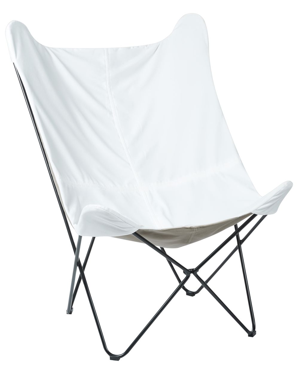 Fauteuil NYBRO Velours Blanc