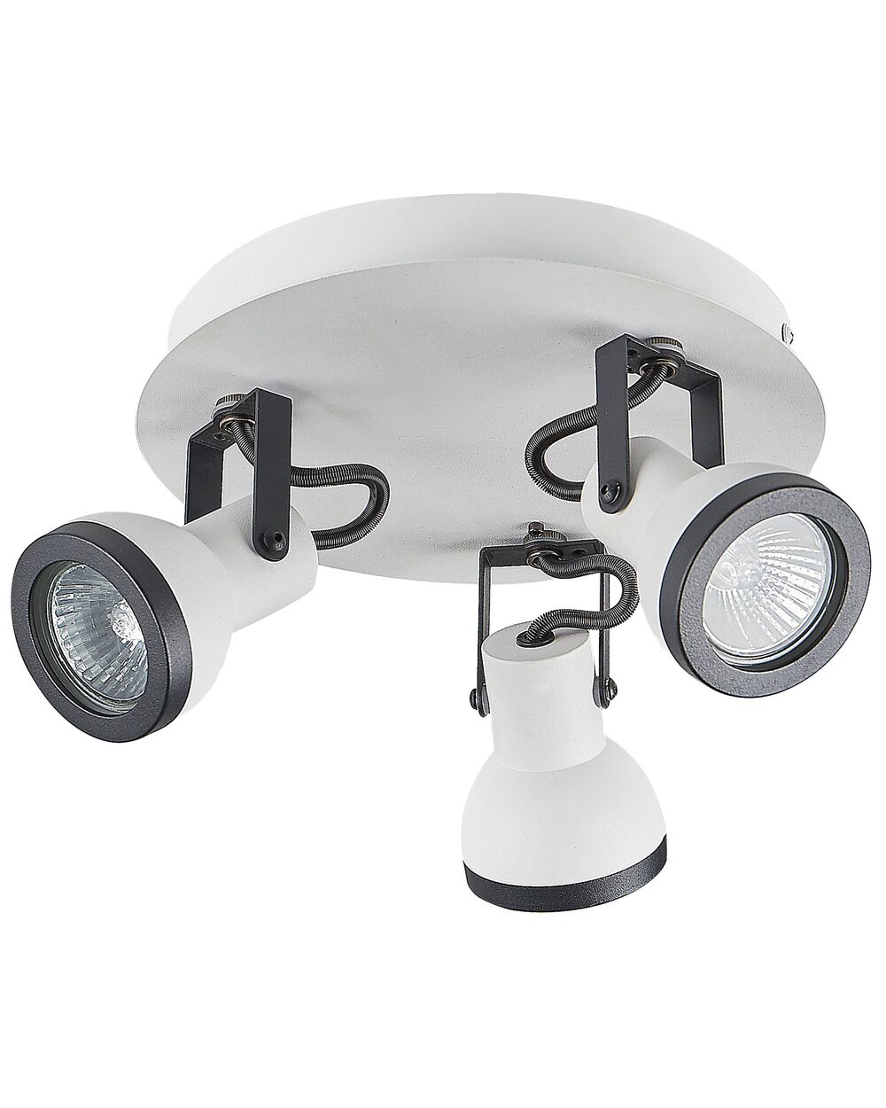 3 Light Spotlight BARO Adjustable Metal White Beliani