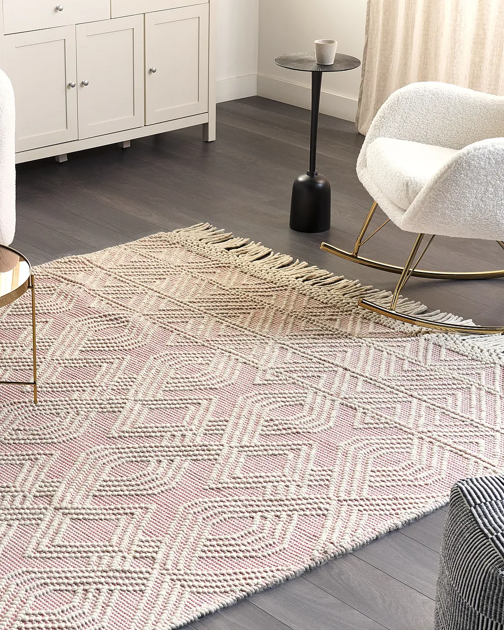 Tapis ADANA Rose 200 x 300 cm Laine