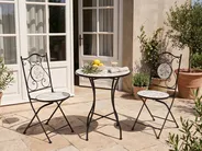 Bistro Set COLLIO Metal Black_1066073