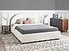 Ottoman Bed VAUCLUSE Boucle Off-White 160 x 200 cm (EU King Size)