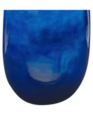 Wazon na kwiaty VITORIA 45 cm Ceramika Ciemnoniebieski_847874