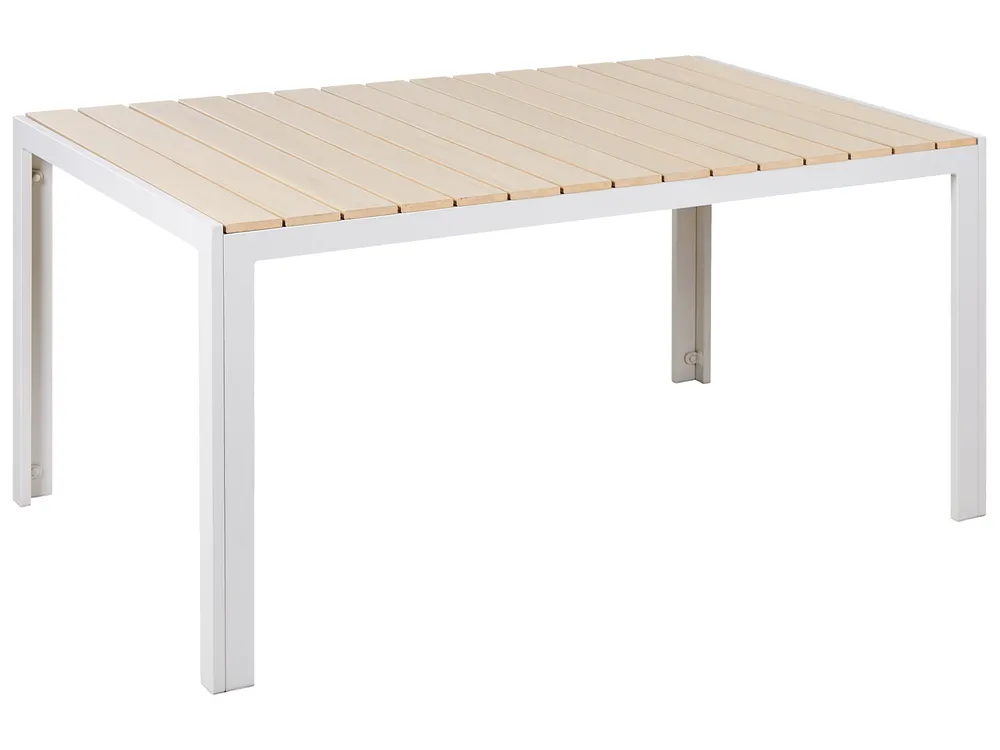 Stół ogrodowy dla 6 osób COMO 150 cm 90 cm Beżowy