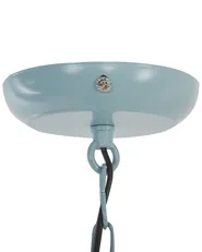 Lampadario DIDESSA Metallo Blu_721154