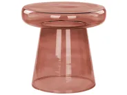 Set di 2 tavolini LAGUNA/CALDERA Vetro Rosso_883296
