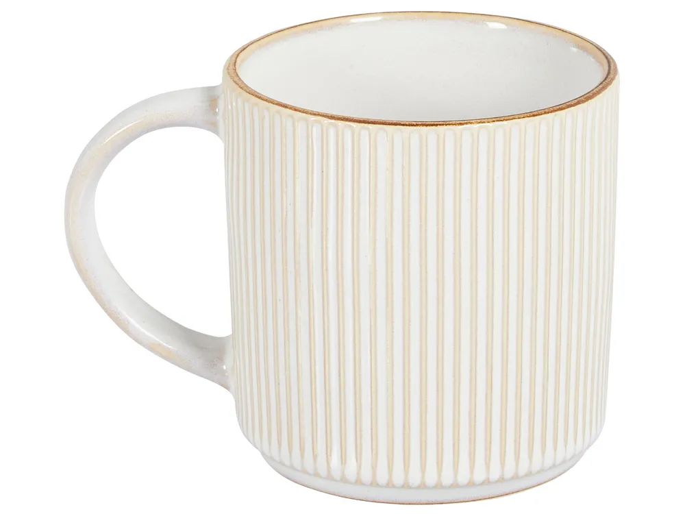 Lot De 4 Tasses à Café IKEA Blanches Empilables – Messages Positifs – Neuves