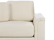 Corner Sofa 4 Seater KOHLO with Ottoman Fabric Light Beige Right Hand_945048