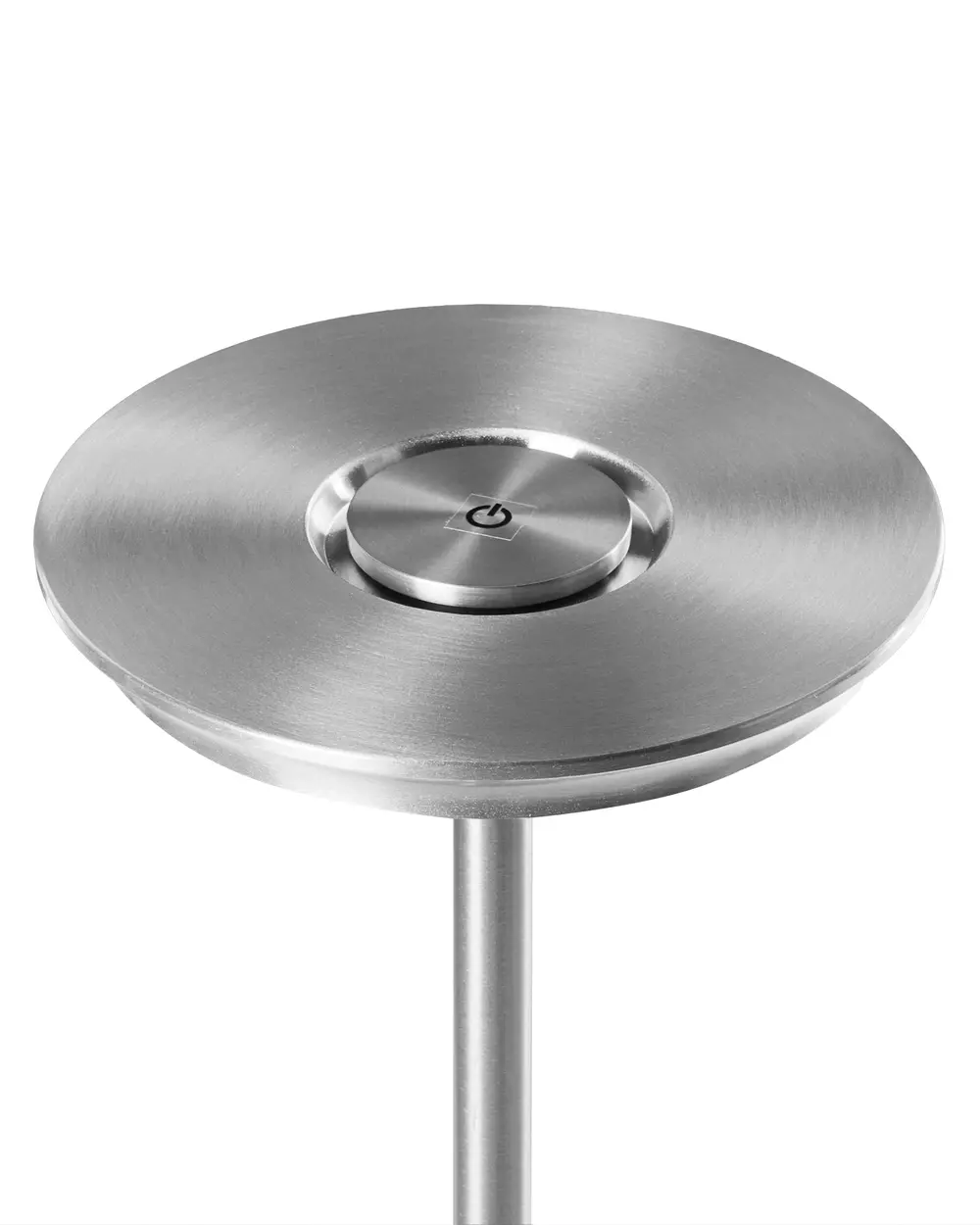 Wireless LED Table Lamp MAGO with Dimmer Metal Silver_1042068