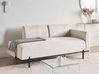 Chaiselongue SAVASSE Kunstleinen Hellbeige