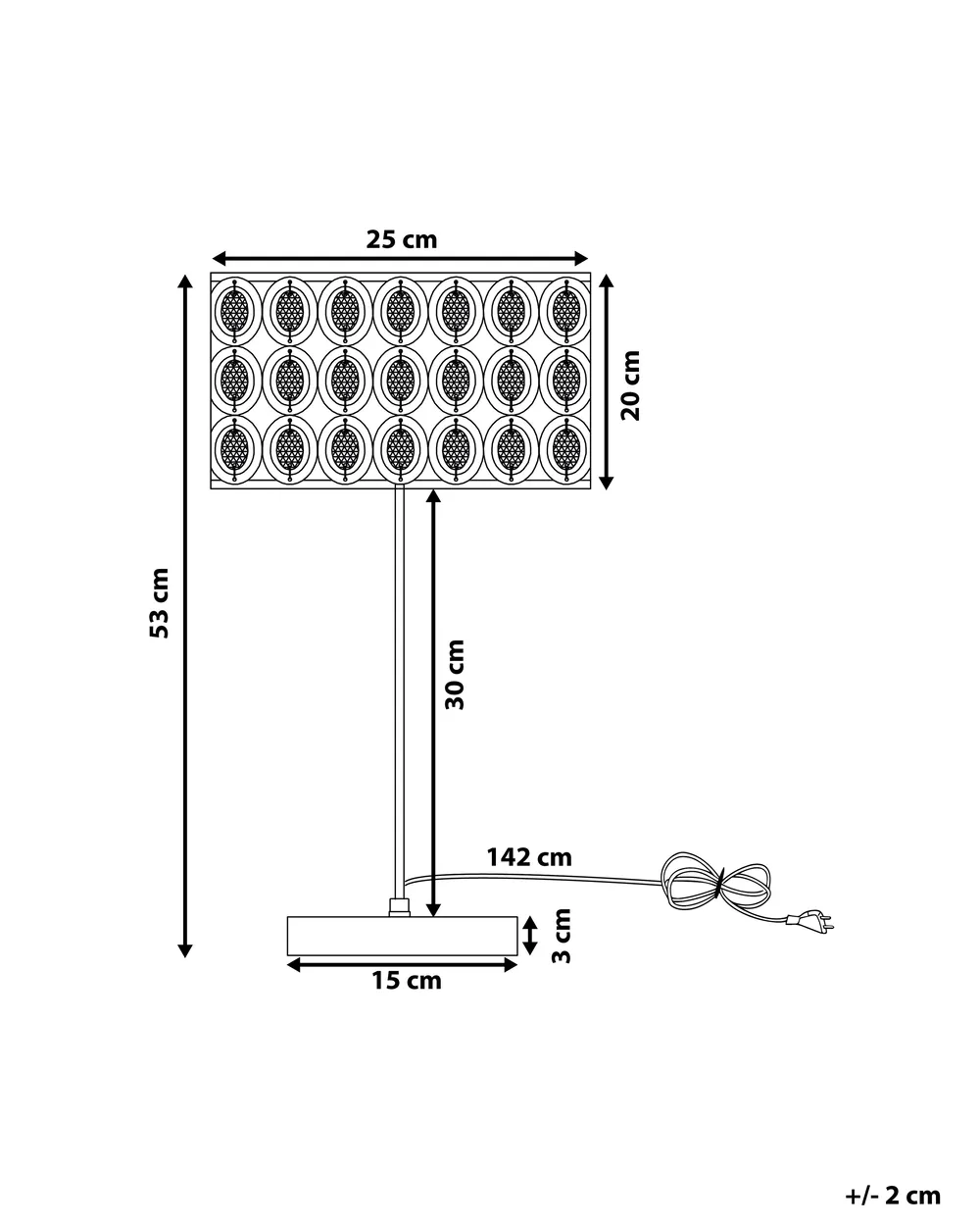 Table Lamp TENNA Crystal Silver_799768