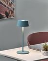 Lampada da tavolo senza fili a LED GUDER con dimmer Metallo Blu