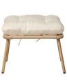 Chaise de jardin avec un pouf en rotin naturel MURANO_932887