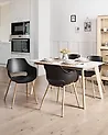 Conjunto de 4 sillas de comedor MILLERS Negro