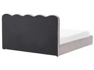 Ottoman Bed NANTERRE Chenille Taupe 180 x 200 cm (EU Super King)_1019600