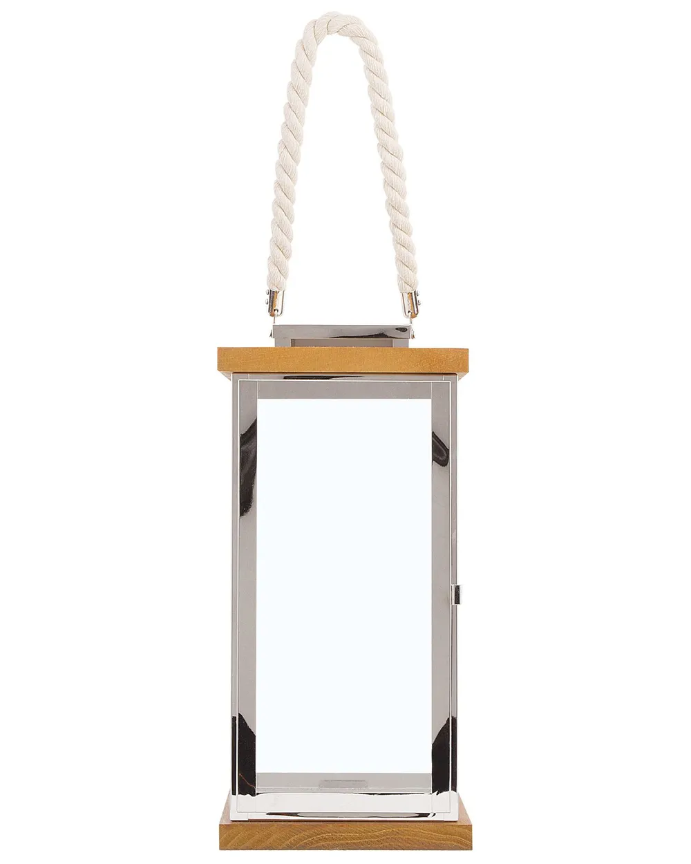 Lantern BORNEO 41 cm Metal Silver_722969