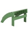 Záhradná stolička s podnožkou zelená ADIRONDACK_809562