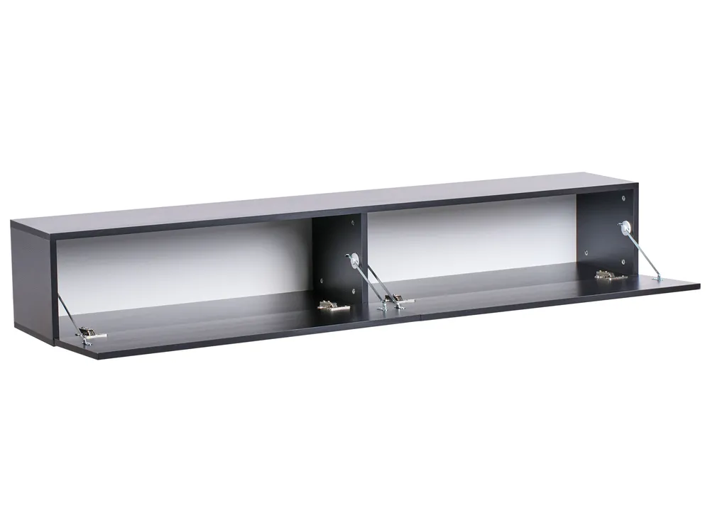 Porta TV a parete GLADSTONE Nero_973490