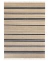 Jutový koberec  160 x 230 cm béžový/šedý TALPUR_850023