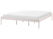 Bed Metal VAURS 180 x 200 cm (EU Super King) Light Beige_1165404