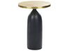 Metal Side Table Black and Gold TEKAPO_854368