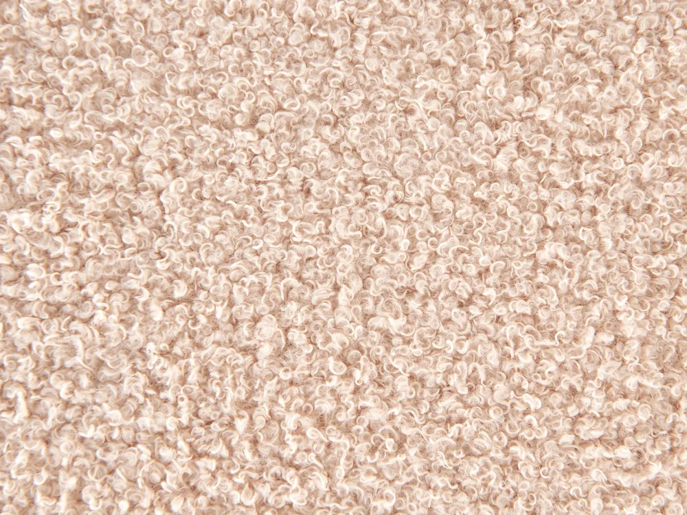 Bed Boucle ALBI 120 x 200 cm (EU Small Double) Beige_1060913