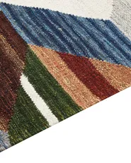 Rug KANAKERAVAN Multicolour 200 x 300 cm Kilim Wool_859677