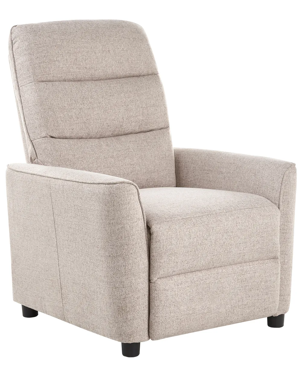 Recliner Chair SANDE with Footrest Fabric Beige_956191