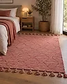 Alfombra NIGDE Rojo 160 x 230 cm Algodón